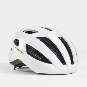 Biały kask rowerowy Czarny kask na rower Bontrager Starvos WaveCel